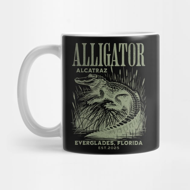 Alligator Alcatraz Everglades Florida Funny Parody Design by ArtistTee ⭐⭐⭐⭐⭐